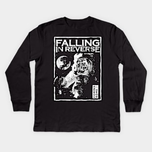 Ride the Wave Falling In Reverse Unleashed Kids Long Sleeve T-Shirt